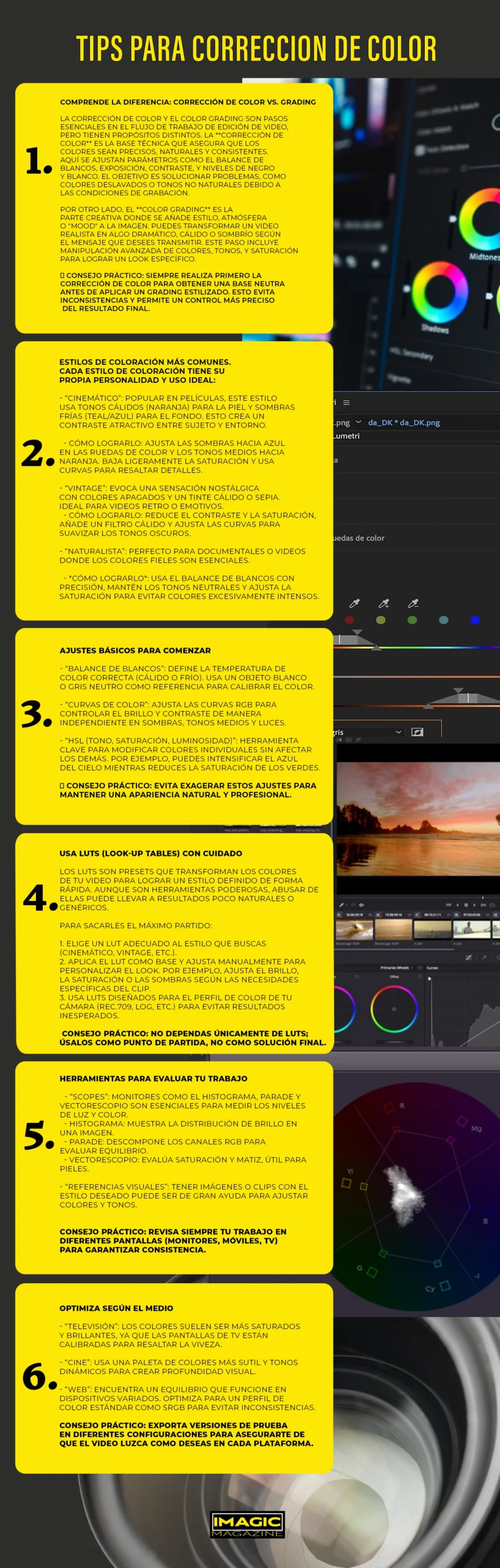Tips corrección de color