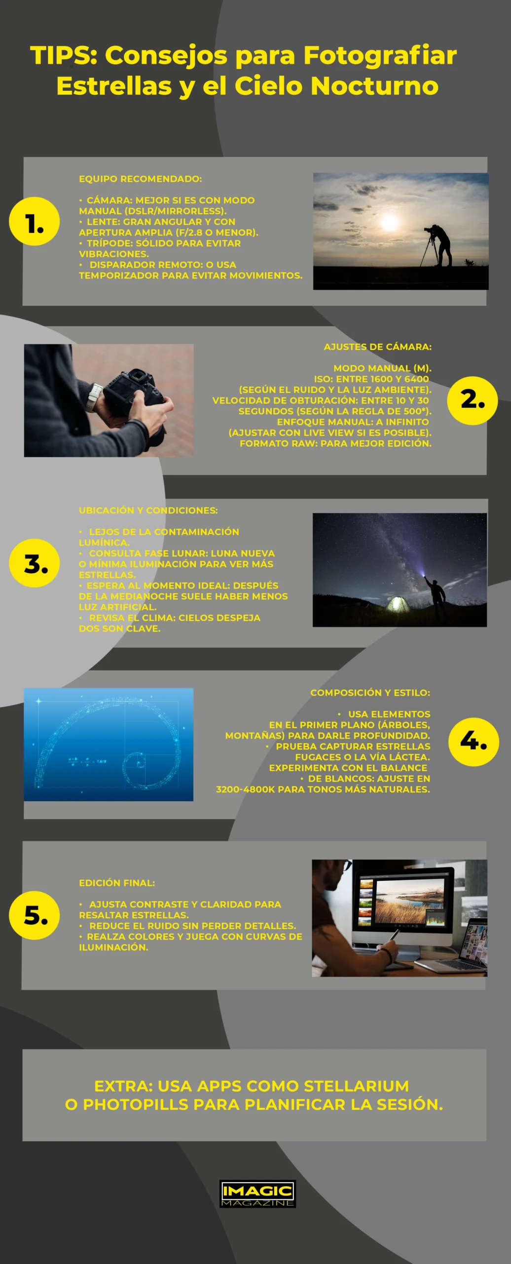 TIPS: Consejos para Fotografiar Estrellas y el Cielo Nocturno