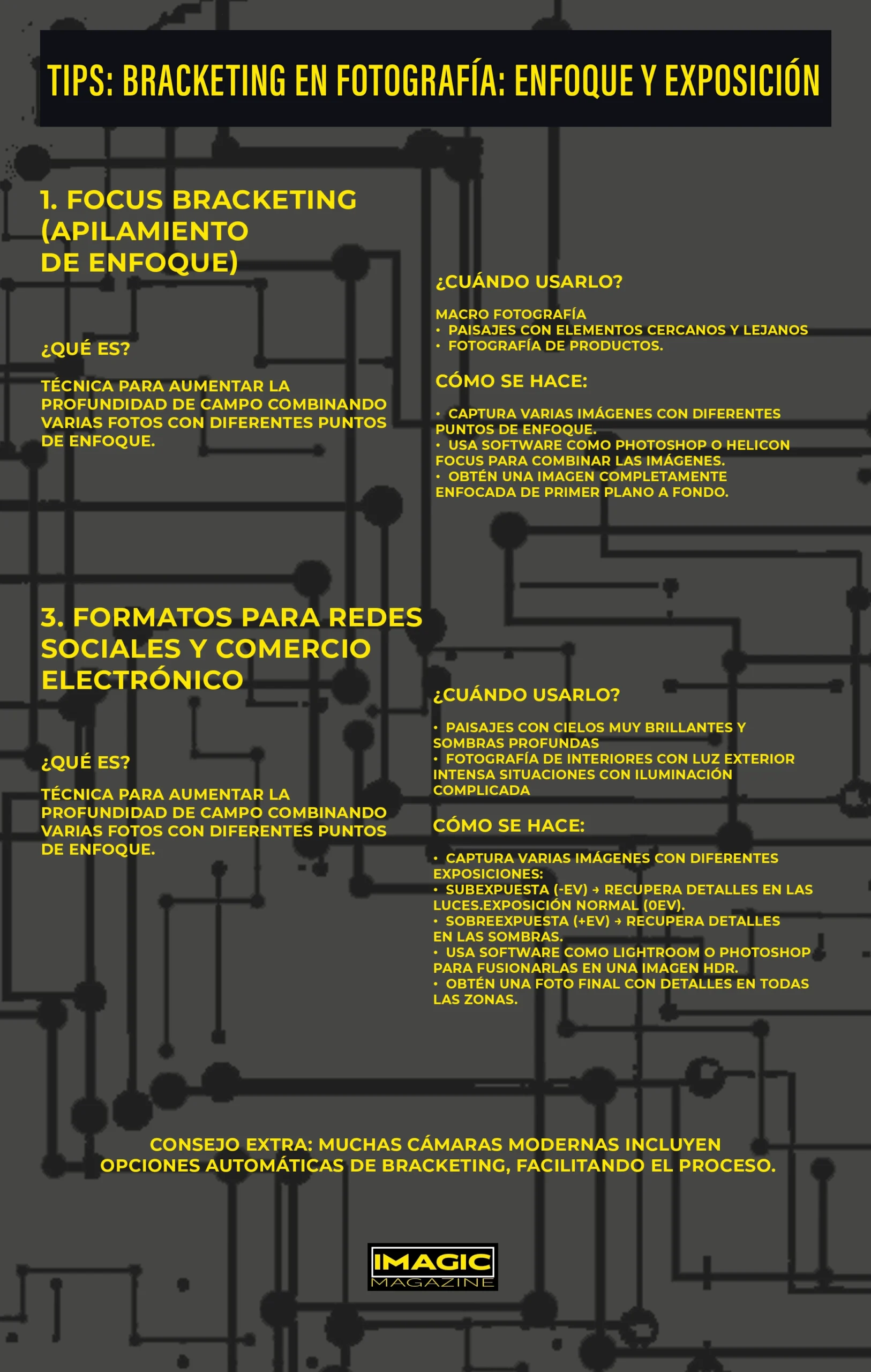 Tips:¿Sabes qué es el bracketing en fotografía?