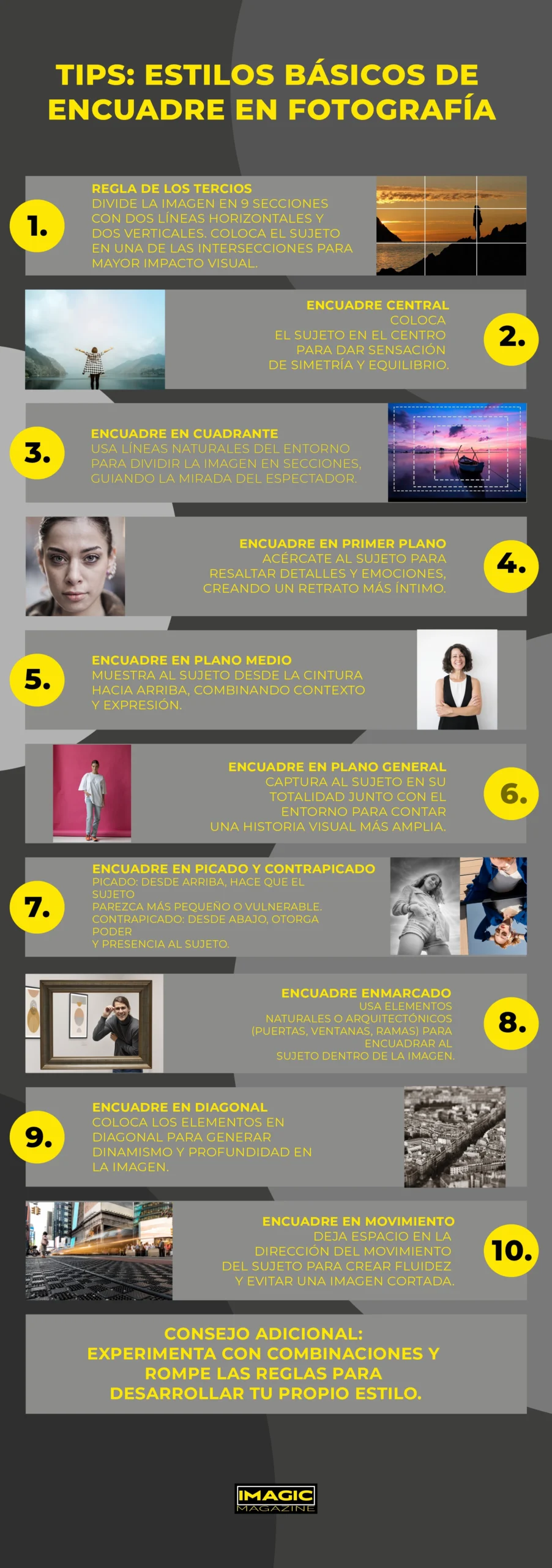 Tips: Estilos Básicos de Encuadre en Fotografía
