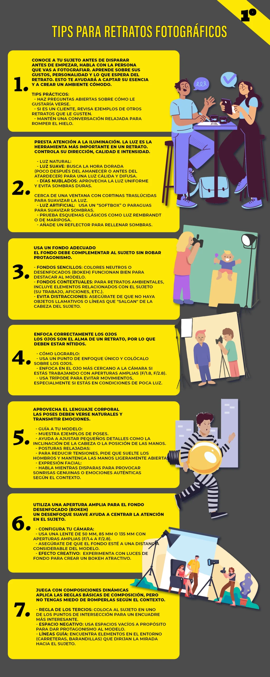 Tips: retratos fotográficos 1º