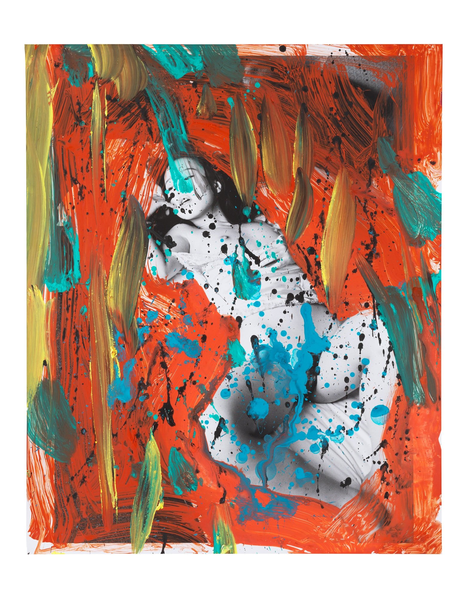 araki_alluring_hell_2014_unique_piece_painted_silver_gelatin_print_56x45cm_4